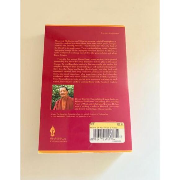 Masters of Meditation & Miracles Tulku Thondup Shambhala 1999 Buddhist Teachings - Picture 5 of 5